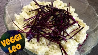 Ruck-Zuck Blumenkohl-Salat | vegane Rohkost | Thermomix | wenig Zutaten