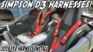 2019 YXZ1000R Harness Install | YXZ Harness Install | Simpson D3 Harness