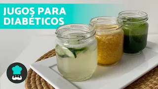 3 LICUADOS para PERSONAS con DIABETES 🍋🥒  ¡Jugos para Diabéticos!