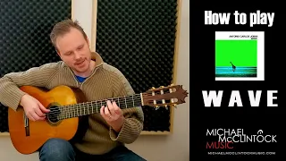 How to play Wave | Como tocar Vou Te Contar | Guitar Tutorial