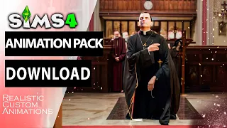 Sims 4 Animation pack Download | Pray Crucifix