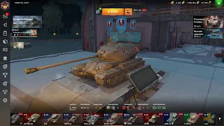 Жесткий БАТЯ, играет в World of tanks Blitz