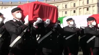 Funerali di Stato di Stato per Attanasio e Iacovacci, il picchetto d’onore per l’ambasciatore e...