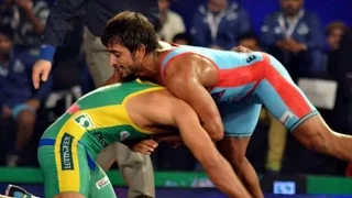 Bajrang Punia wins Gold at the Asian Wrestling Championship