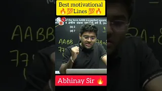 Abhinay Sharma Motivational Video | #shorts #abhinaymaths #ssccgl