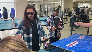 WWE SUPERSTAR Mustafa Ali MOBBED by FANS AT AIRPORT ASKING FOR AUTOGRAPHS