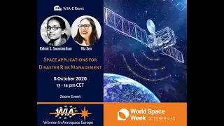 WIA-E Rome online Webinar “Space applications for Disaster Risk Management” (5th of October 2020)