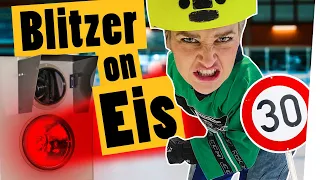 Lass dich von der Polizei blitzen: Mit Schlittschuhen! | Challenge || Das schaffst du nie!