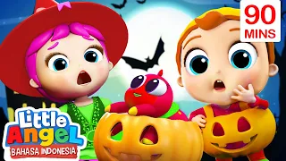 Mencari Permen di Malam Halloween | Lagu Halloween Anak | Little Angel Bahasa Indonesia