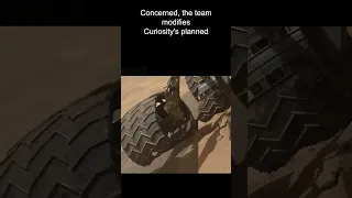 Mars rover has holes in its wheels