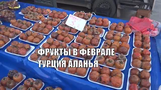 Рынки Алании Базар в Оба 10 февраля цены на фрукты и овощи