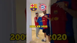 Barça 2009 vs Bayern Munich 2020 (COMPARANDO PLANTILLAS) #barcelonavsbayernmunich #footballfunny