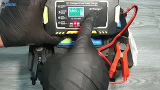 🔋 12V 6A Pulse Repair With LCD Lead Acid Battery Intelligent Charger For Car Motorcycle - Test 📦