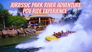 Jurassic Park River Adventure Water Ride POV - Universal Islands of Adventure