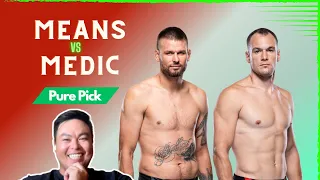 UFC Vegas 91 - Tim Means vs Uros Medic PREDICTION