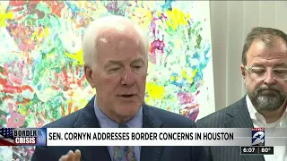 Sen. Cornyn addresses border concerns in Houston