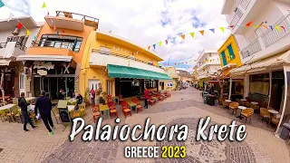 Palaiochora Crete, walking tour in 4k, Kreta Greece 2023