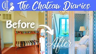 A 72-hour MAKE-OVER of the 19th century Servant's Bedroom ⏱️ | Our Chateau DIY Project!