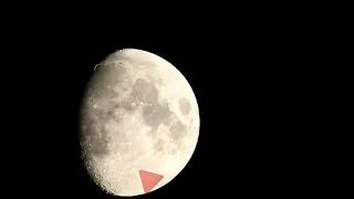 Летающие объекты на Луне! Видео Луны в телескоп.