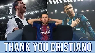 Messi Fan reacts to: THANK YOU CRISTIANO RONALDO | Real Madrid official video Reaction