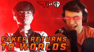 FAKER RETURNS TO WORLDS - T1 VS GENG GAME 4 REVIEW - CAEDREL