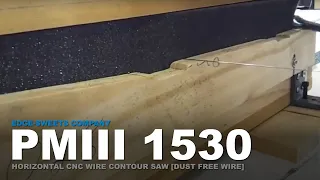 PMIII 1530 - Horizontal CNC Wire Contour Foam Saw Dust Free Wire Cutting | Edge-Sweets