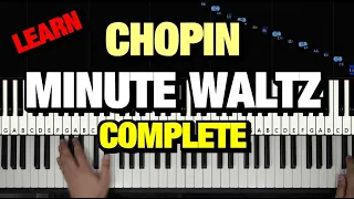 Chopin Waltz Op 64 No 1 Piano Tutorial (Minute Waltz)