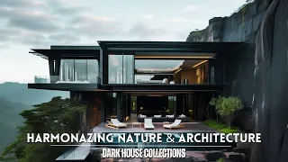 Harmonious Design : The Blending Nature and Dark House Architecture