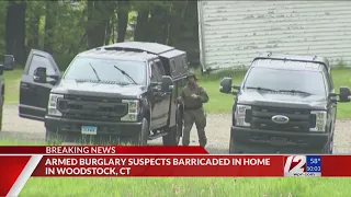 Police involved in standoff with armed burglary suspects in Woodstock