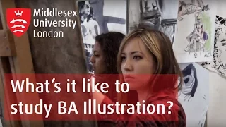 Studying an Illustration Degree at University | Middlesex University