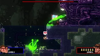 Broforce  Alien Boss Cheese Method