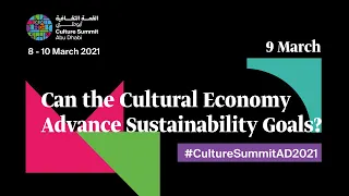 Can the Cultural Economy Advance Sustainability Goals?