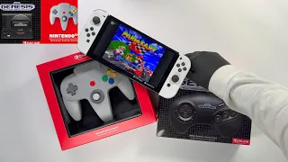 Unboxing New Nintendo Switch Official N64 And Sega Genesis Controllers