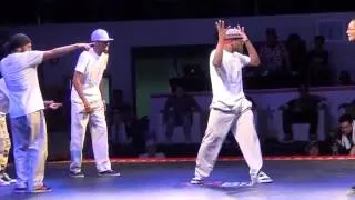 KOD.9 Team final popping battle - Uk vs Korea (popping j - aka kin - crazy kyo - popping zero  (win)