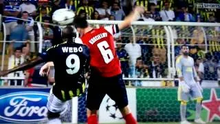 Koscielny head kick fenerbache vs arsenal