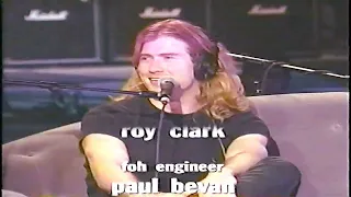 Megadeth ` The Howard Stern Show - January 29, 1998