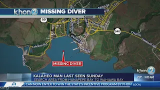 Multiple agencies on Kauai continue search for missing diver near glass beach