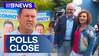 Polls close for Dunkley by-election in Victoria | 9 News Australia