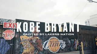 Lakers Fans Recite Lil Waynes Kobe Bryant Lyrics Ahead of Hall of Fame Induction