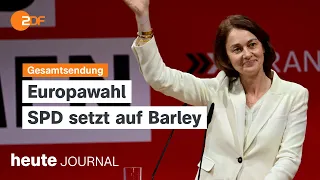 heute journal 28.01.24 FDP und SPD vor Europawahl, CDU-Landrat in Thüringen, Gazastreifen (english)