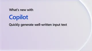 Quickly generate well-written text with Copilot | Power Platform Shorts