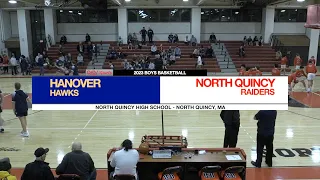 QATV Sports: Hanover vs vs North Quincy Boys Basketball (January 27, 2023)
