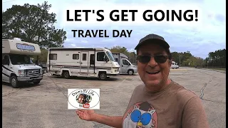 Northbound RV Travel Day - Gainsville To Jacksonville Via Waldo, Florida - Full Time RV Living