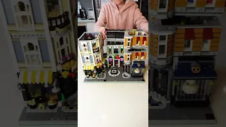 We built our first ever LEGO Modular building - How long do you think it took? #shorts