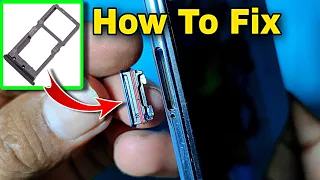 How to  Fix a Broken SIM CARD tray from any Phone without Disassembling Phone! - DIY (100% Working)