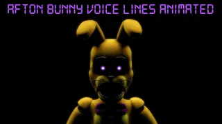 [FNAF/SFM] Afton Bunny Voice Lines animated by me