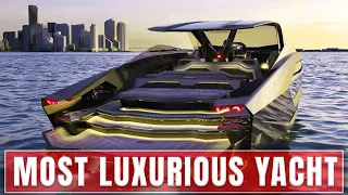 Step Inside the Lamborghini 63 Yacht: Luxury Meets High-Octane Thrills!