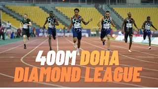 Men’s 400m at the Diamond League Doha 2020