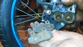 desarme y mantenimiento purgado caliper moto