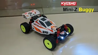 Kyosho Mini-Z Buggy Readyset Turbo Optima Mid Special White 32092W (MB-010 Chassis)